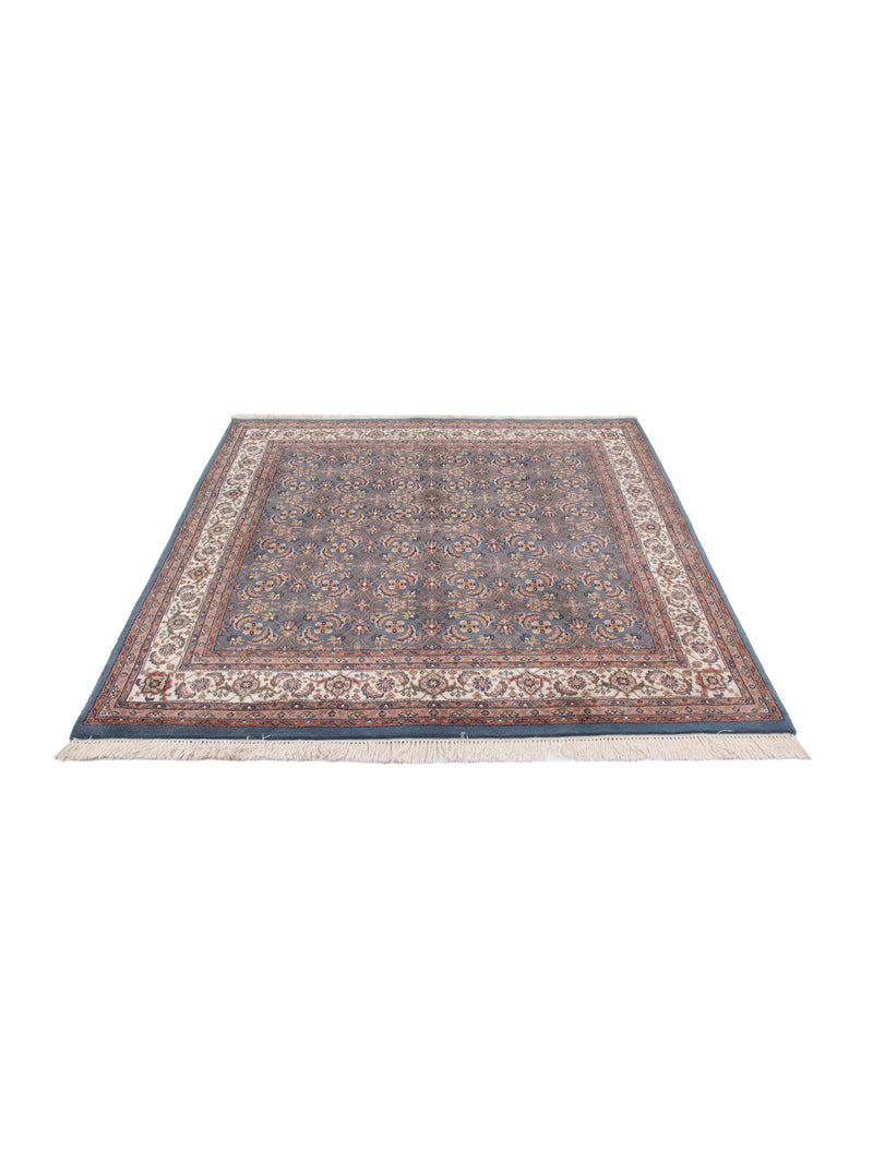 Orientteppich - Keshan - Indus quadratisch  - 200 x 200 cm - dunkelbraun