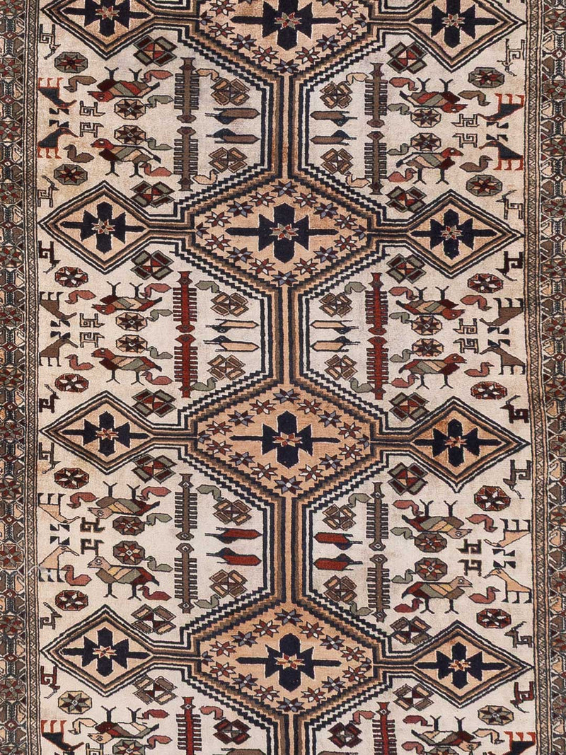 Kelim Seide Teppich 304x90cm