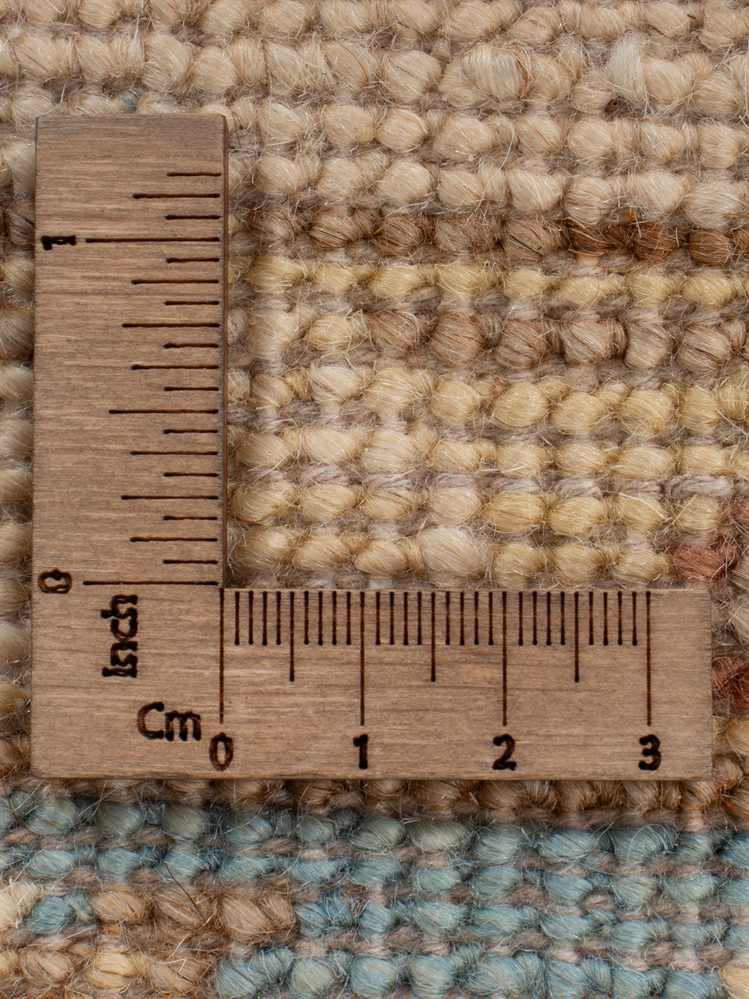 Ziegler Teppich - 189 x 152 cm - hellblau