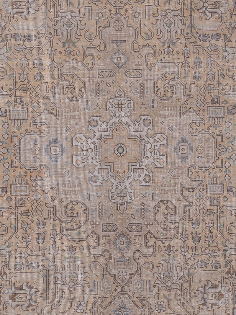 Vintage Teppich - 305 x 199 cm - taupe