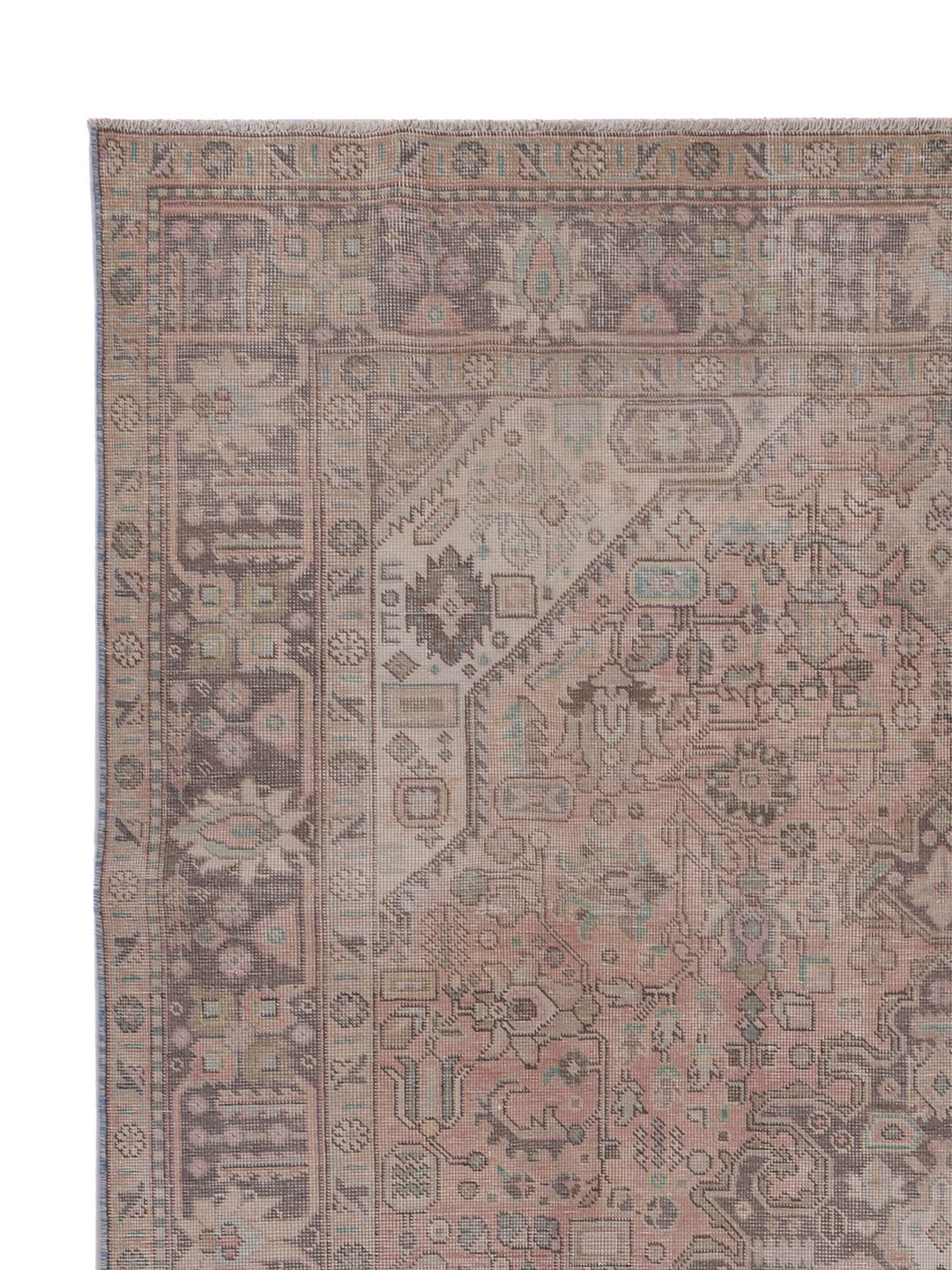 Vintage Teppich - 278 x 194 cm - taupe