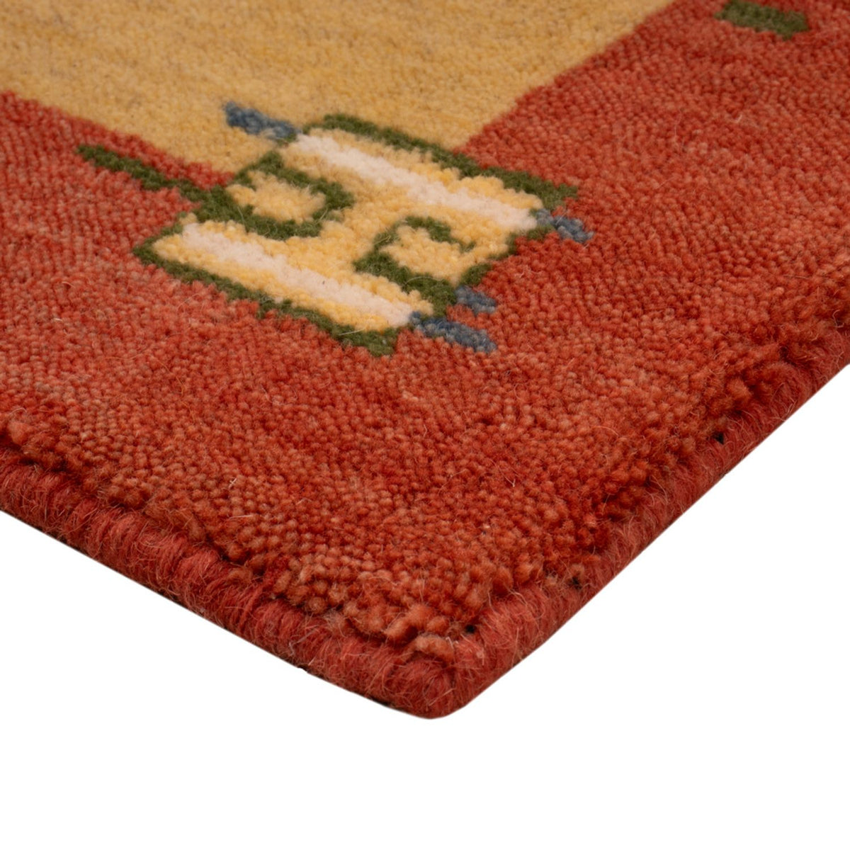 Gabbeh Teppich - Softy - 90 x 60 cm - gelb