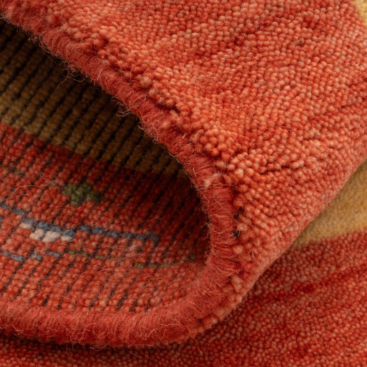 Gabbeh Teppich - Softy - 90 x 60 cm - gelb