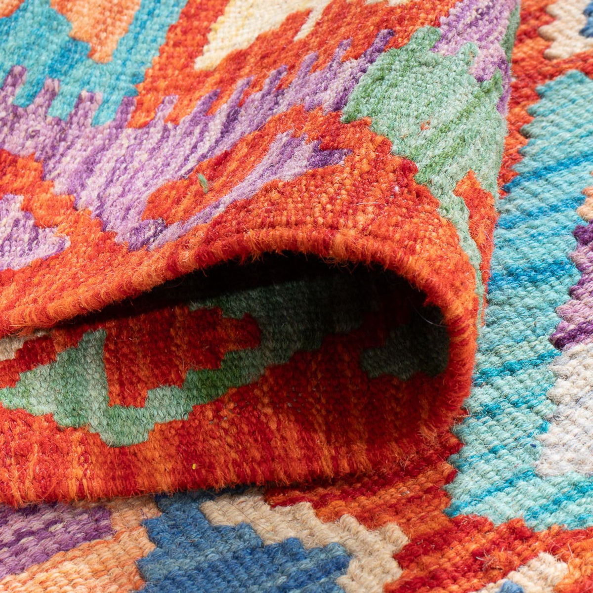 Kelim Teppich - Splash - 165 x 100 cm - mehrfarbig