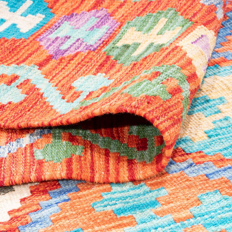 Kelim Teppich - Splash - 165 x 100 cm - mehrfarbig