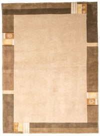 Nepal Teppich 236 x 172 cm - beige