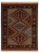 Afghan Teppich 148 x 118 cm - braun