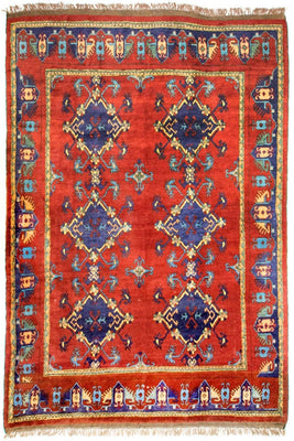 Afghan Teppich - Kunduz 294 x 211 cm - rot
