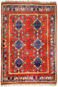 Afghan Teppich - Kunduz 294 x 211 cm - rot