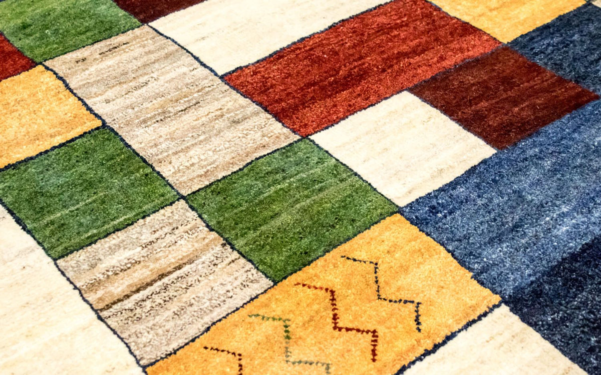 Gabbeh Teppich - Loribaft Indus 249 x 175 cm - bunt