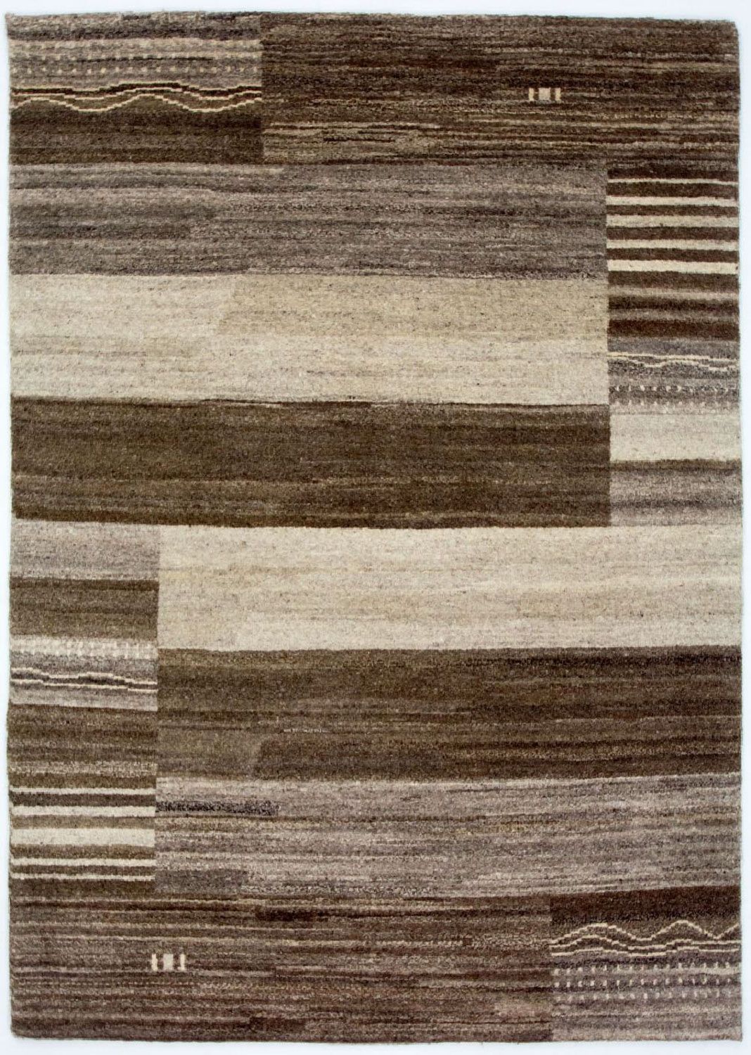 Gabbeh Teppich - Indus 200 x 140 cm - mehrfarbig