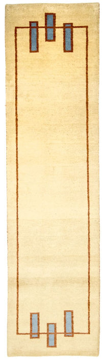 Gabbeh Teppich - Indus 294 x 80 cm - beige