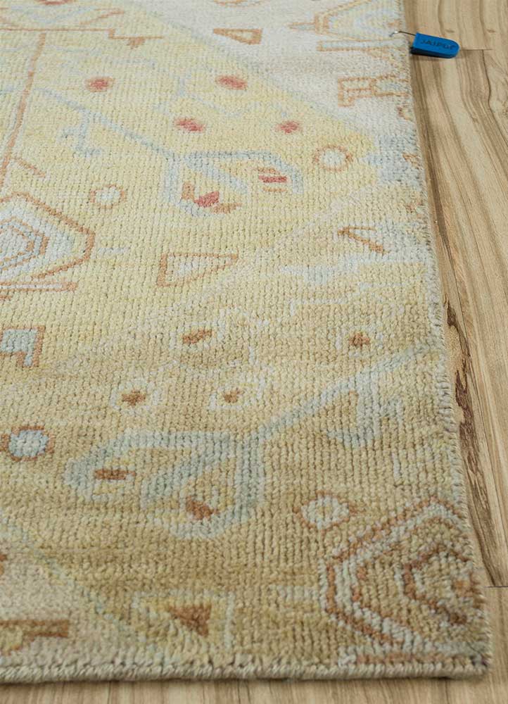 Wollteppich - 120 x 60 cm - gold