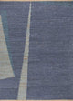 Juteteppich - 270 x 180 cm - seeblau
