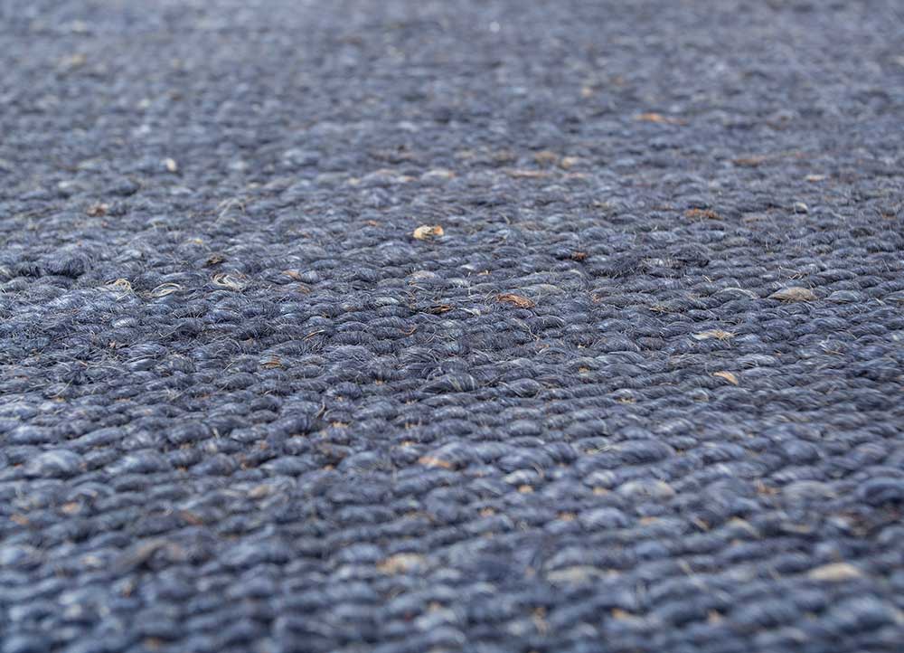 Juteteppich - 270 x 180 cm - seeblau