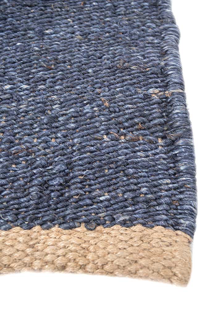 Juteteppich - 270 x 180 cm - seeblau