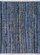 Wollteppich - 180 x 135 cm - blau