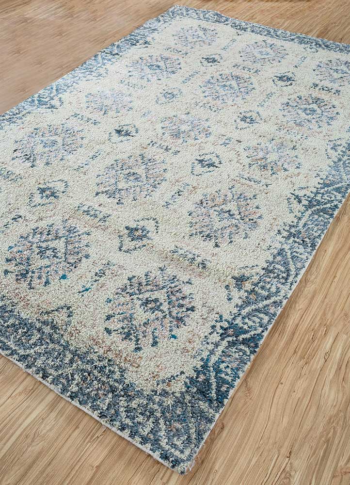 Teppich - 255 x 150 cm - hellblau