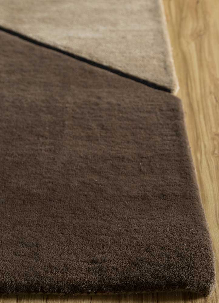 Wollteppich sonderform  - 170 x 240 cm - beige