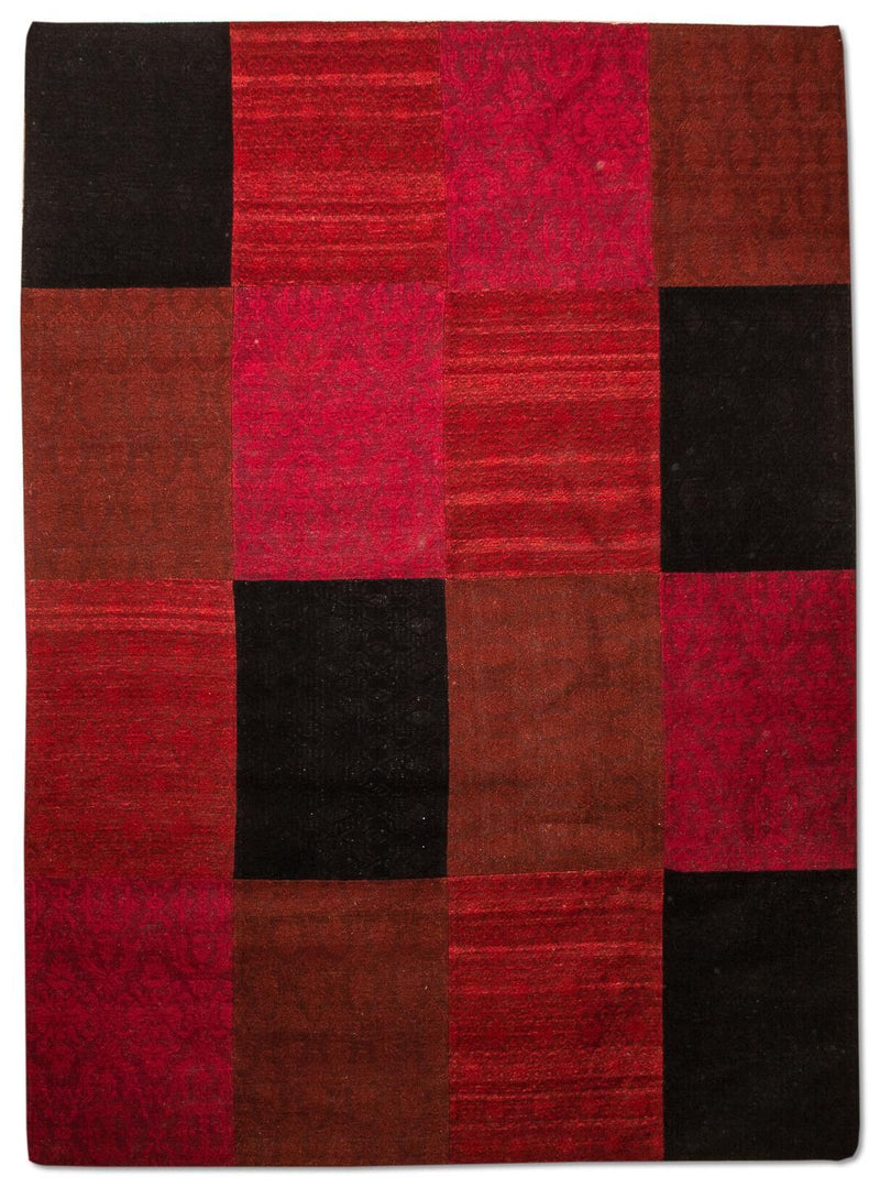 Patchwork Teppich Weys - Wollteppich