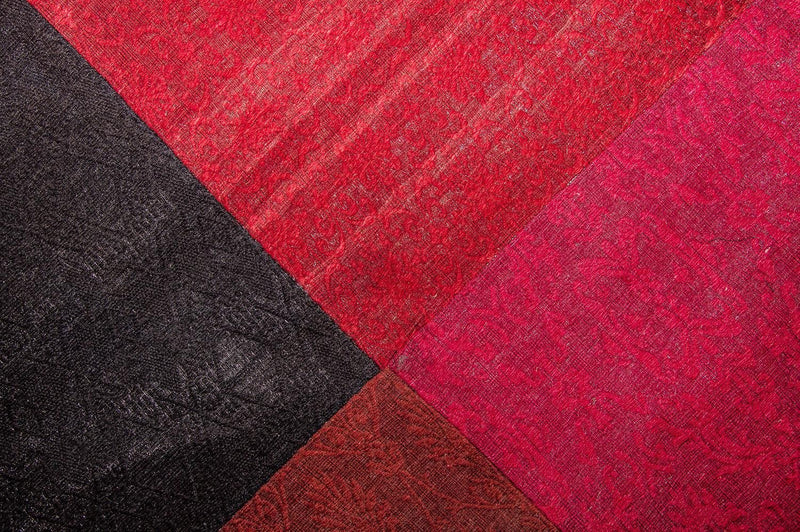 Patchwork Teppich Weys - Wollteppich