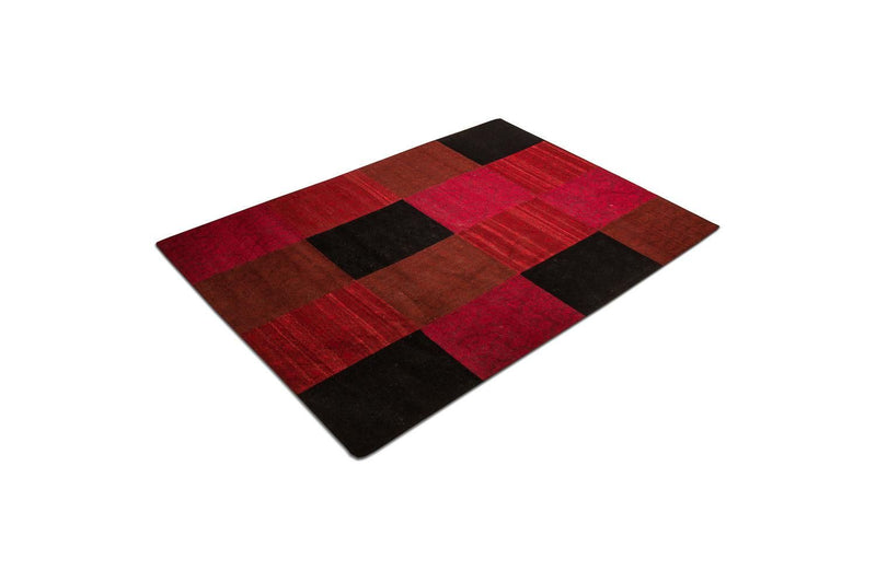Patchwork Teppich Weys - Wollteppich