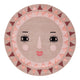 Kinderteppich Sonne Gesicht rund