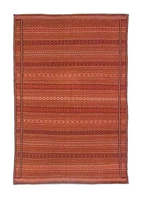 Kelim Teppich - Oriental 242 x 166 cm - braun