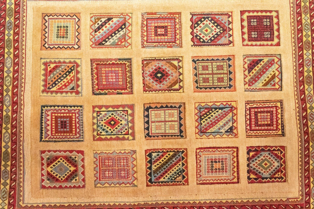 Perserteppich - Nomadic 149 x 121 cm - gold