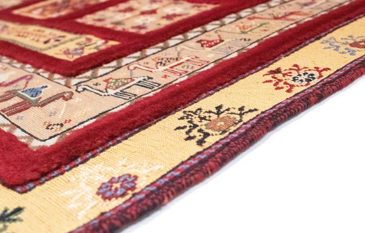 Perserteppich - Nomadic 148 x 105 cm - rot