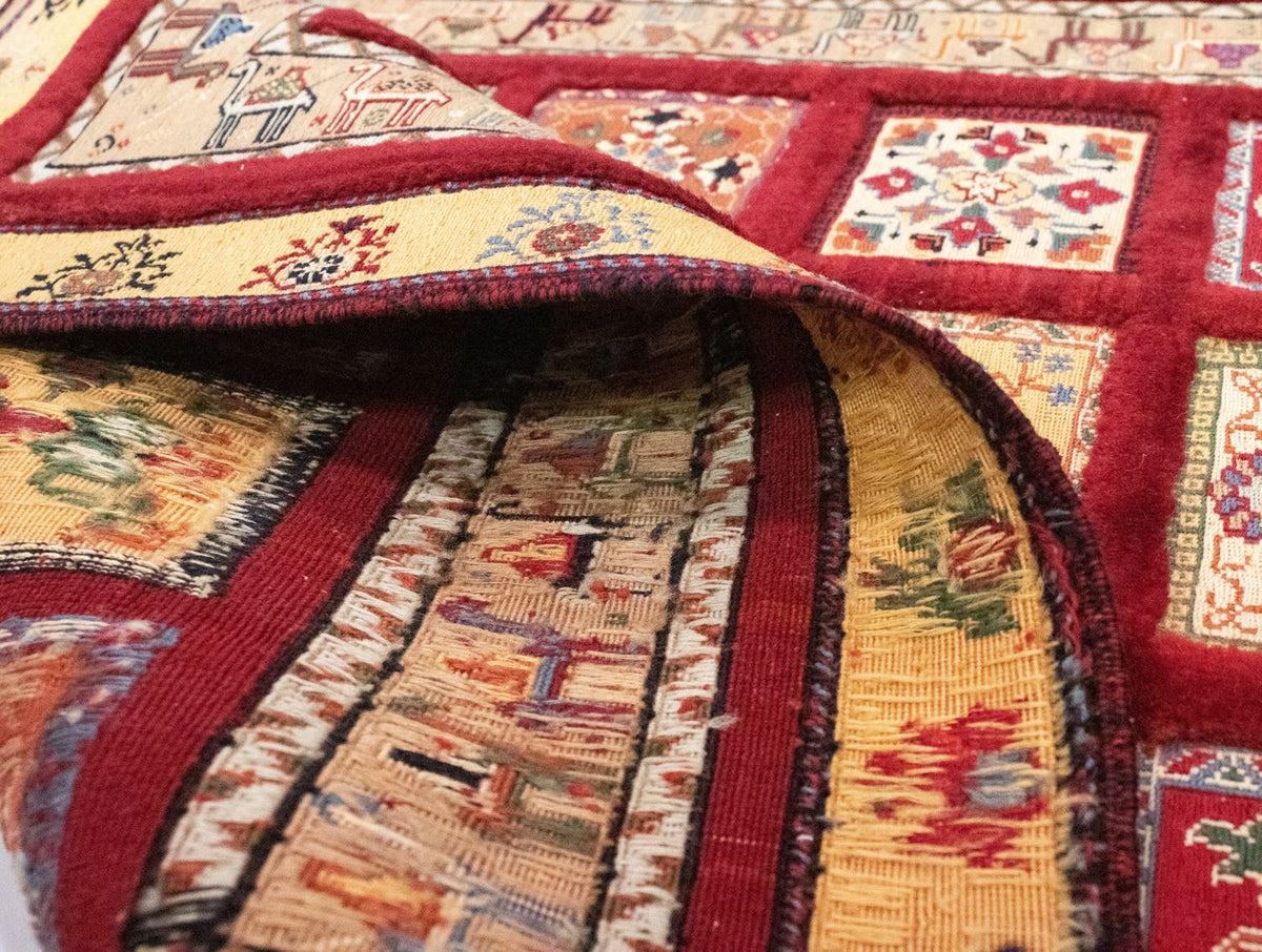 Perserteppich - Nomadic 148 x 105 cm - rot