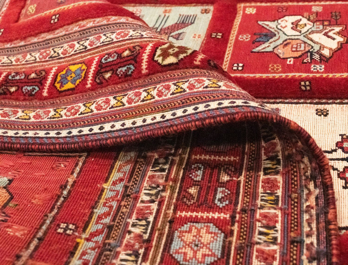 Perserteppich - Nomadic 170 x 120 cm - rot