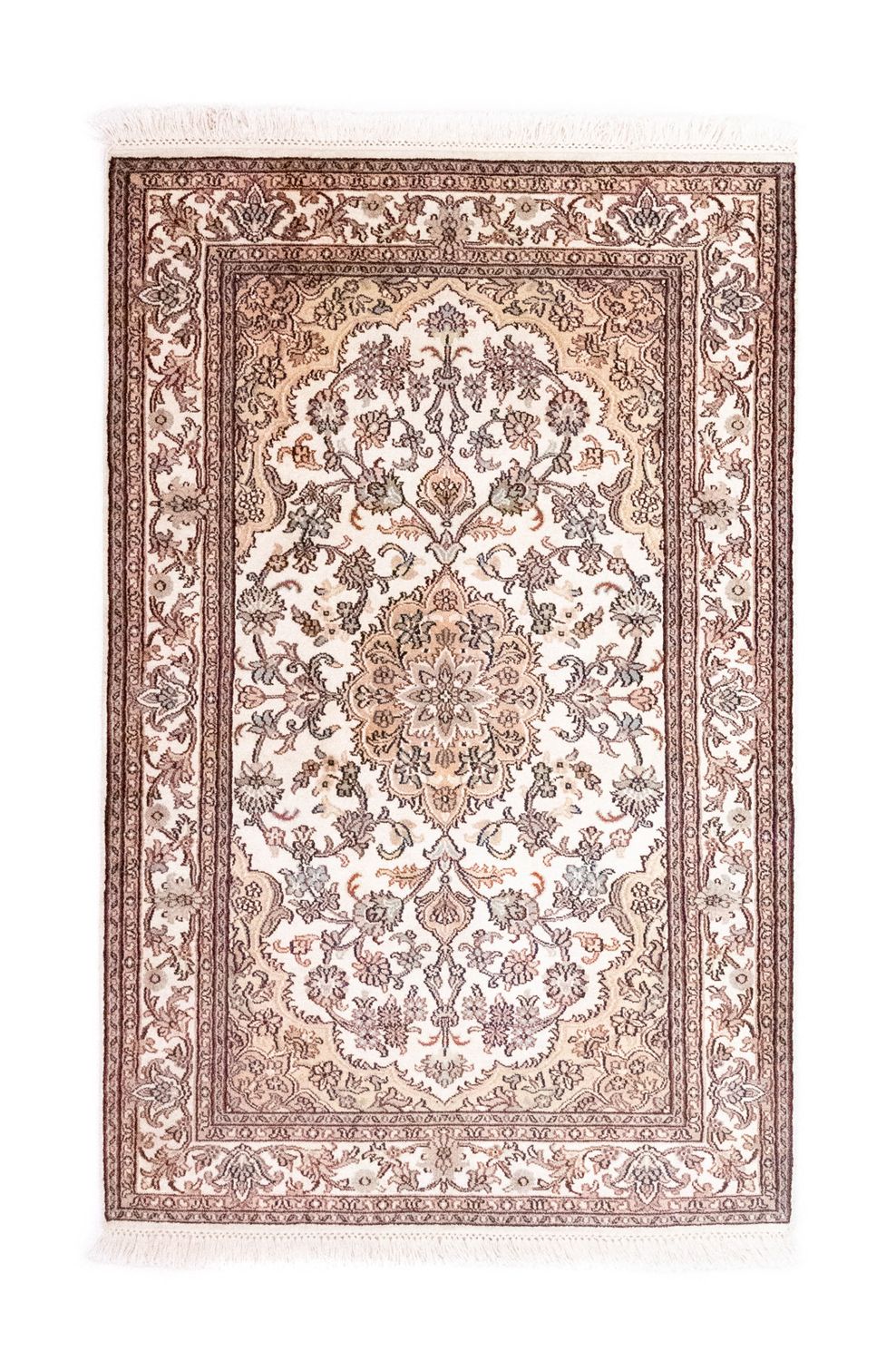 Seidenteppich - Kaschmir Seide 125 x 80 cm Teppichbrücke
