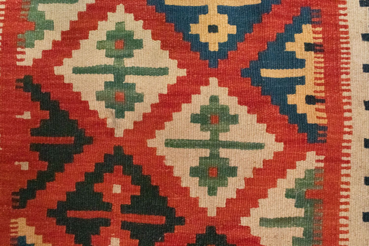 Kelim Teppich - Splash 92 x 62 cm - mehrfarbig