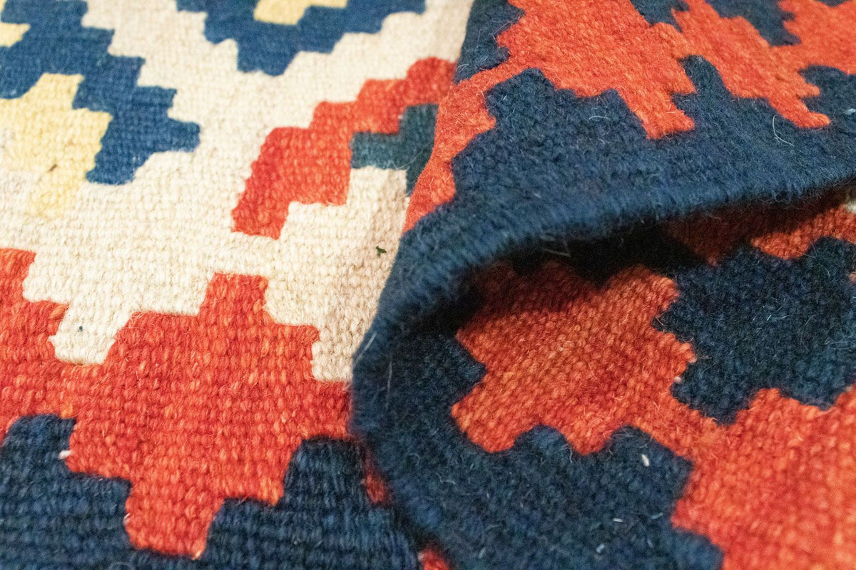 Kelim Teppich - Splash 96 x 64 cm - mehrfarbig