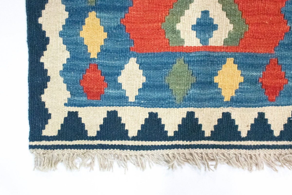 Kelim Teppich - Splash 96 x 63 cm - mehrfarbig