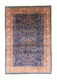 Orientteppich - Indus 300 x 195 cm - blau