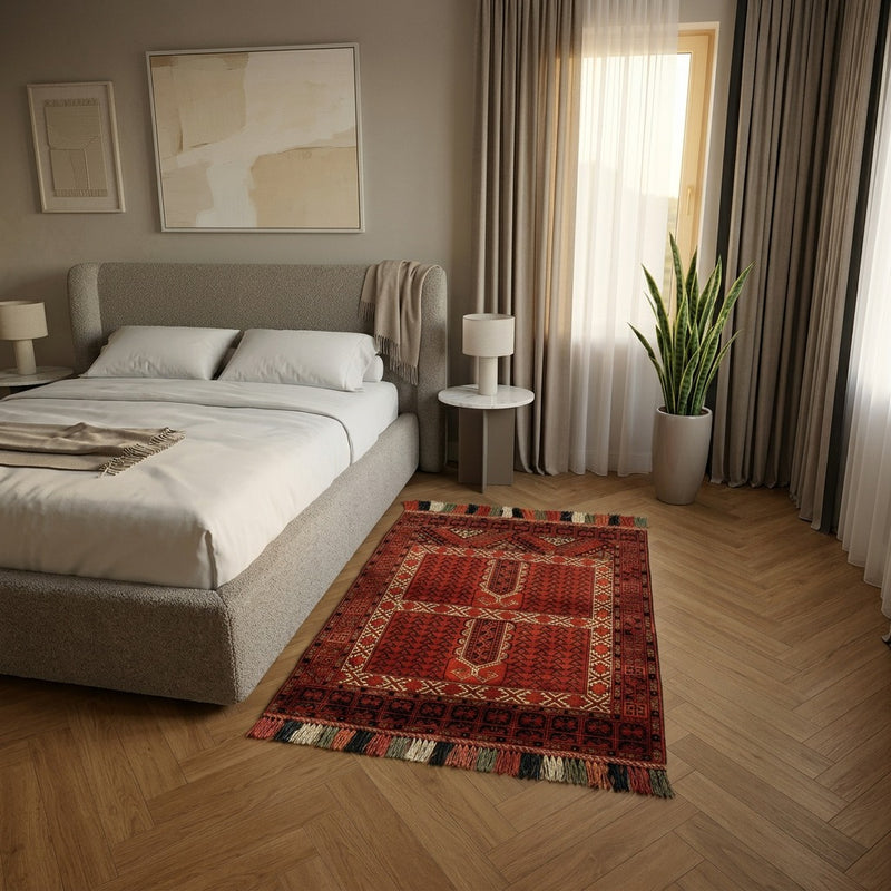 Afghan Teppich 174x118cm - Orientteppich