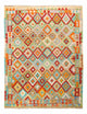 Kelim Maimene Teppich 244x175cm - Wollteppich