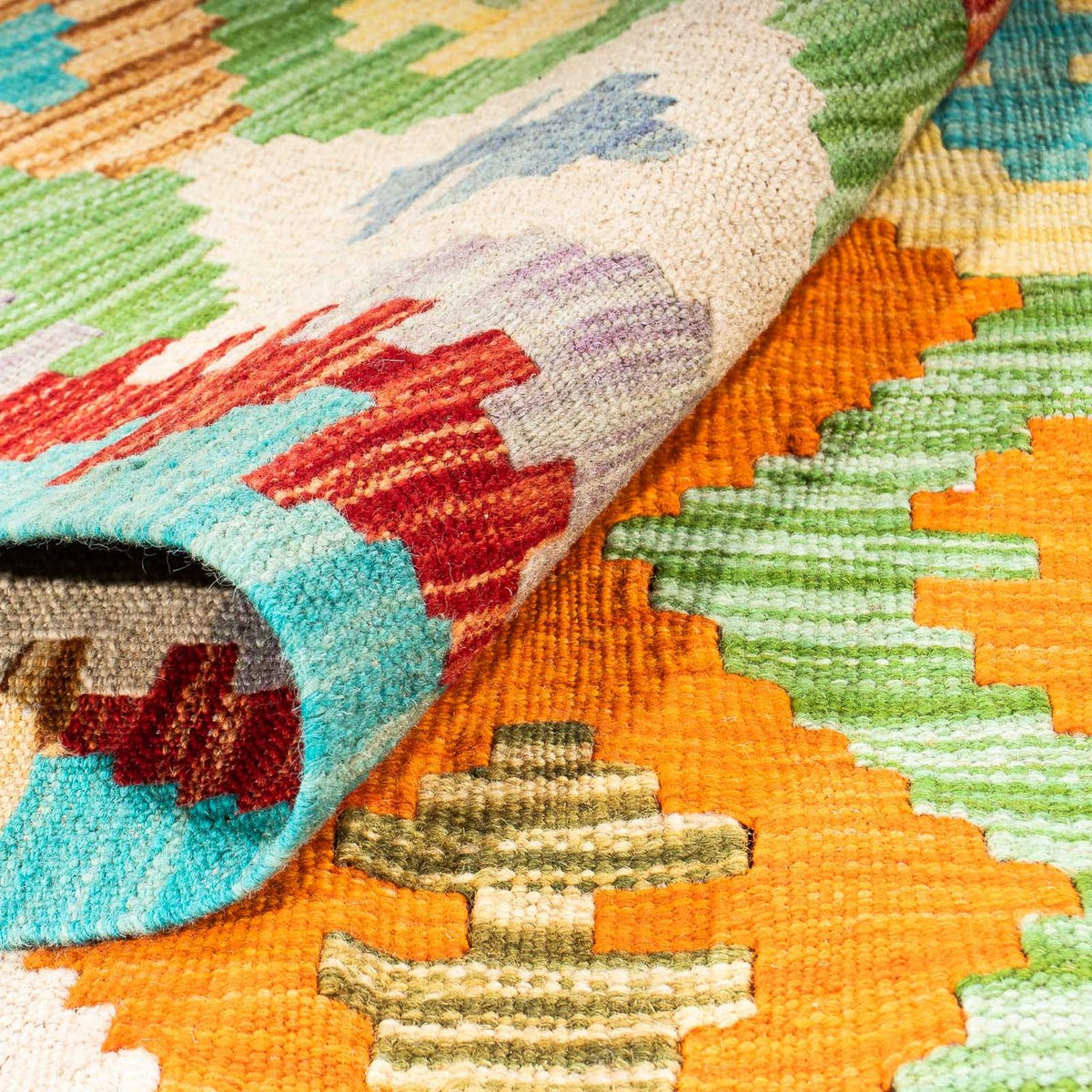 Kelim Teppich - Splash 254 x 174 cm