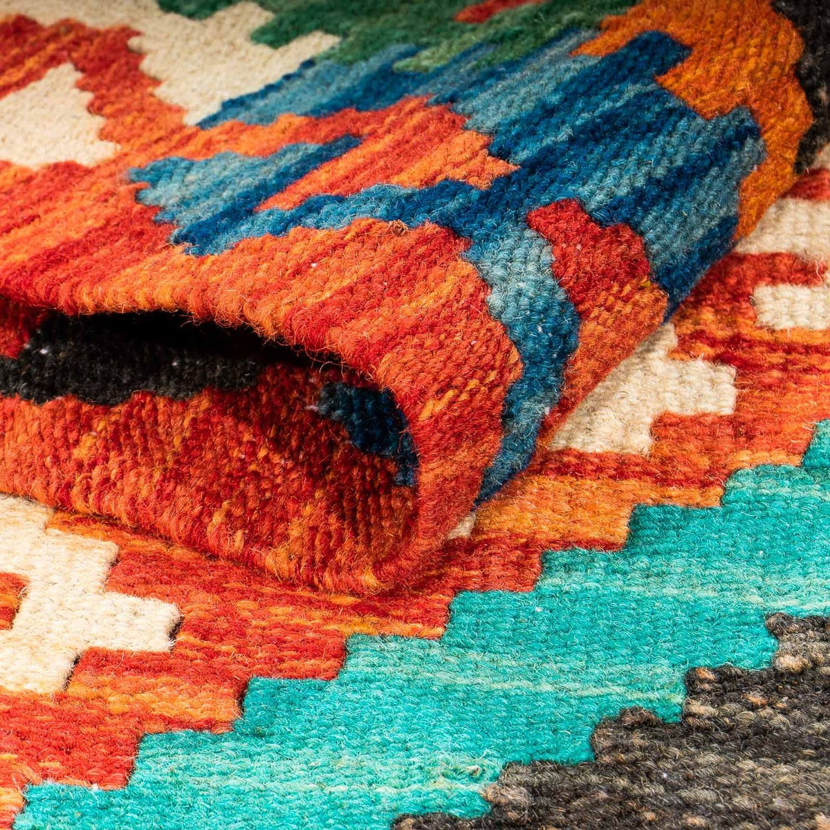 Kelim Teppich - Splash 128 x 86 cm