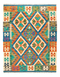 Kelim Teppich - Splash 115 x 92 cm