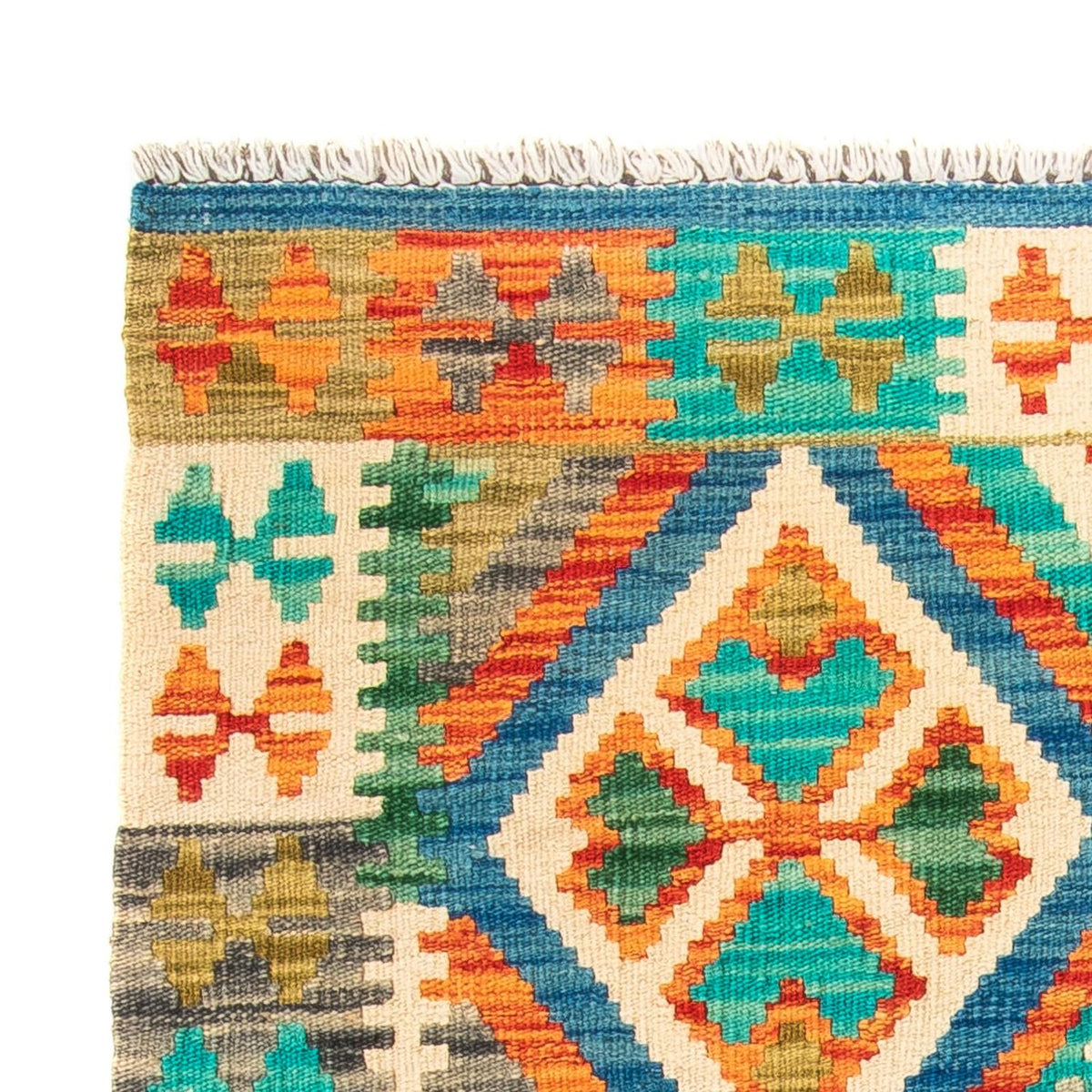 Kelim Teppich - Splash 115 x 92 cm