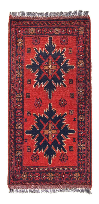 Khal Mohammadi Teppich 49x98cm - Orientteppich - dunkelrot
