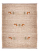 Gabbeh Teppich - Loribaft Perser 60 x 40 cm - hellchoco