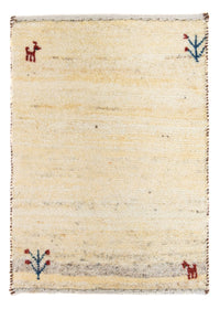 Gabbeh Teppich - Loribaft Perser 60 x 40 cm - beige