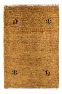 Gabbeh Teppich - Loribaft Perser 60 x 40 cm - braun