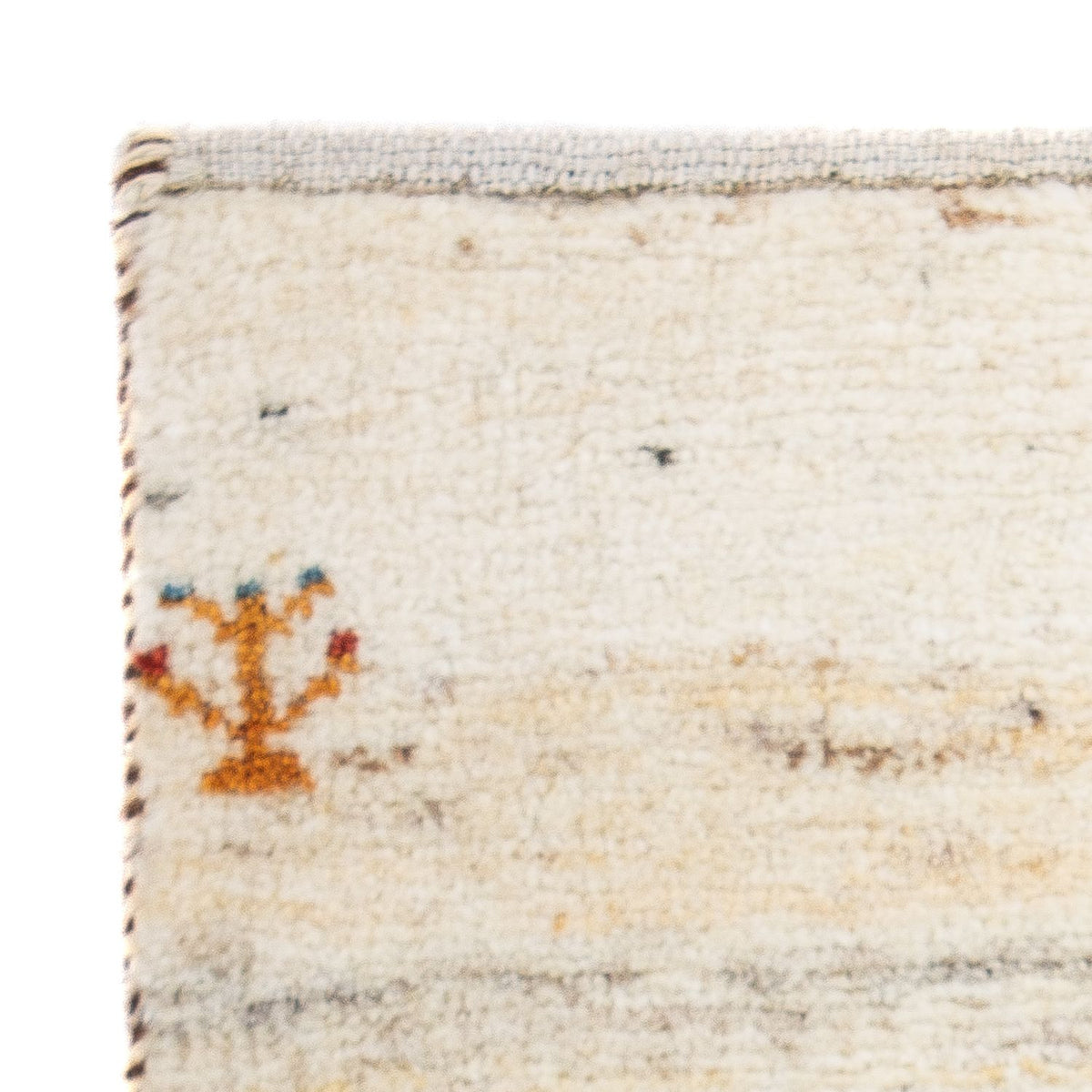 Gabbeh Teppich - Loribaft Perser 60 x 40 cm - beige