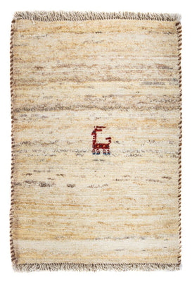 Gabbeh Teppich - Perser 60 x 40 cm - beige