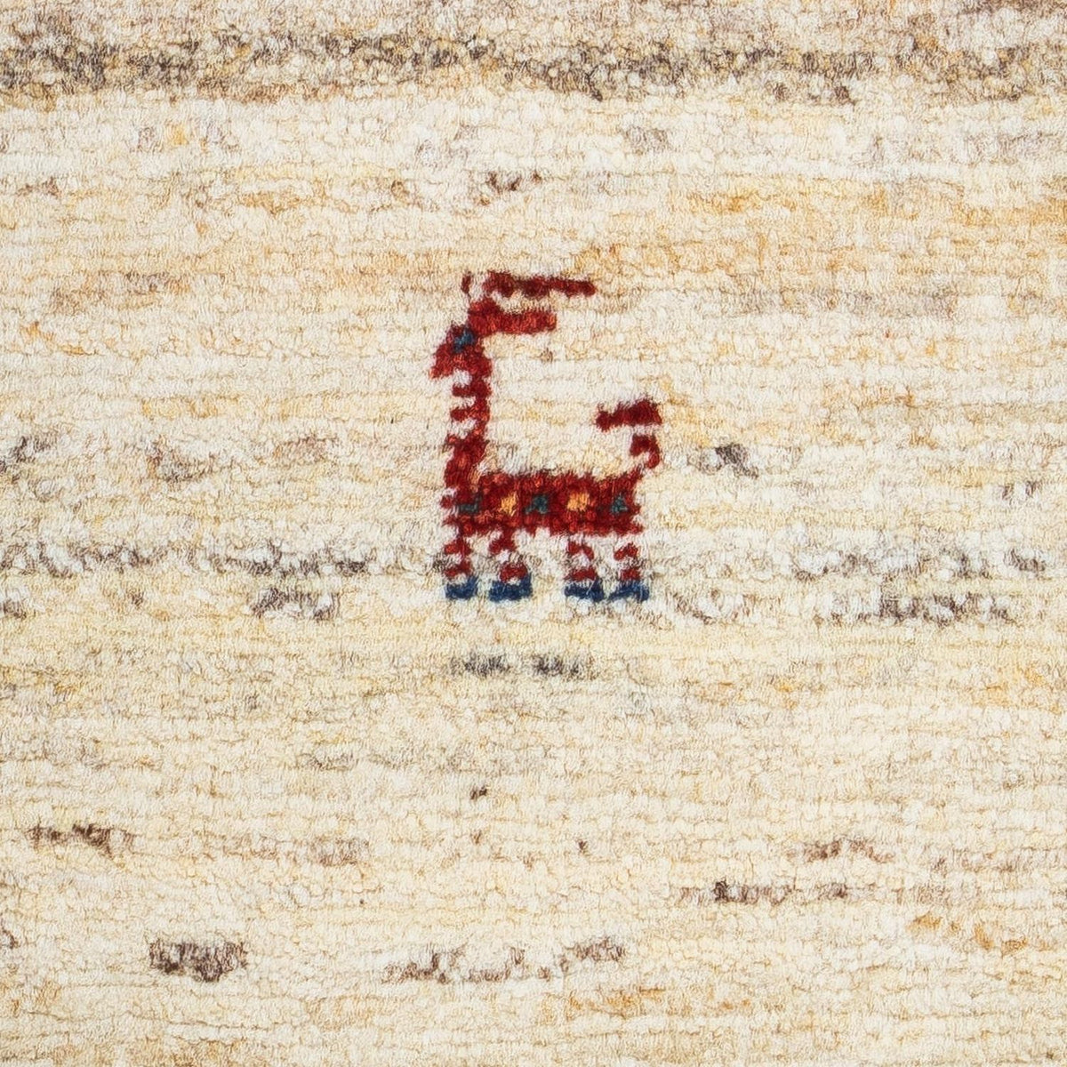 Gabbeh Teppich - Perser 60 x 40 cm - beige